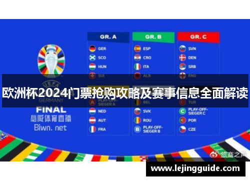 欧洲杯2024门票抢购攻略及赛事信息全面解读